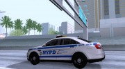 Ford Taurus NYPD 2011 для GTA San Andreas миниатюра 2