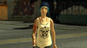 Chloe Price From Life Is Strange (Price Shirt Episode 4) for GTA San Andreas miniature 1