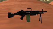 M249 Machine Gun for GTA San Andreas miniature 7