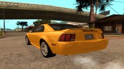 Ford Mustang 2000 для GTA San Andreas миниатюра 3