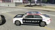 Carbon Motors E7 Concept Interceptor 2012 Sheriff para GTA 4 miniatura 2