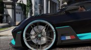 2019 Bugatti Divo 2.0 para GTA 5 miniatura 3