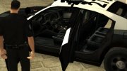Dodge Charger 2012 LAPD SA Style para GTA San Andreas miniatura 3