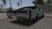 1969 Dodge Charger (renderhook) для GTA San Andreas миниатюра 2