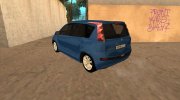 2006 Nissan Note MK1 для GTA San Andreas миниатюра 2