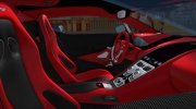 Aston Martin One-77 Red and Black для GTA San Andreas миниатюра 6