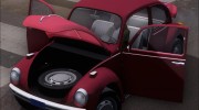 Volkswagen Beetle 1973 for GTA San Andreas miniature 5