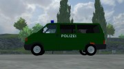 Volkswagen Transporter T4 Police для Farming Simulator 2013 миниатюра 5
