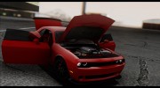 Dodge Challenger SRT Hellcat 2015 для GTA San Andreas миниатюра 13