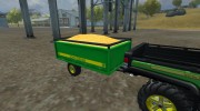 John Deere Gator 825i и прицеп for Farming Simulator 2013 miniature 11