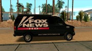 Ford E150 - Fox 11 News Van для GTA San Andreas миниатюра 4