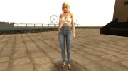 Helena Douglas Casual v21 для GTA San Andreas миниатюра 1