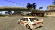 Mitsubishi Lancer Evo IX в новом виниле для GTA San Andreas миниатюра 3