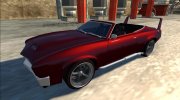 FlatQut Scorpion Cabrio Custom для GTA San Andreas миниатюра 3