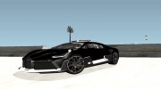 Bugatti Divo 2019 Police Prototype para GTA San Andreas miniatura 1