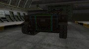 Контурные зоны пробития T28 for World Of Tanks miniature 4