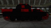 Черно-красные зоны пробития Panther II для World Of Tanks миниатюра 5