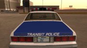 Chevrolet Caprice 1987 NYPD Transit Police Versão Editada для GTA San Andreas миниатюра 7