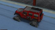Jeep Wrangler Rubicon Caterpillar para GTA San Andreas miniatura 2
