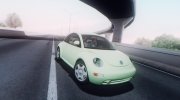 1999 Volkswagen New Beetle for GTA San Andreas miniature 1