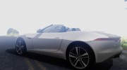 Jaguar F Type для GTA San Andreas миниатюра 3