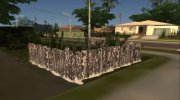 Winter Fence Wood1 для GTA San Andreas миниатюра 1