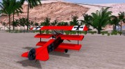 Fokker DR1 для GTA San Andreas миниатюра 3