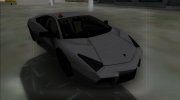2008 Lamborghini Reventon FBI para GTA San Andreas miniatura 4