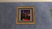 Новые картины в доме Карла для GTA San Andreas миниатюра 1