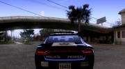 2015 Dodge charger police federal para GTA San Andreas miniatura 4