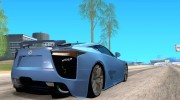 Lexus LFA 10 для GTA San Andreas миниатюра 4