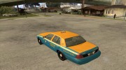 Ford Crown Victoria 2003 Taxi Cab for GTA San Andreas miniature 3