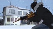 Golden M4A1 (HD) для GTA San Andreas миниатюра 2