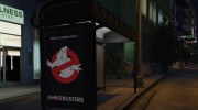 Ghostbusters Movie Poster Bus Station for GTA 5 miniature 1