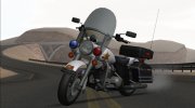 Harley Davidson FLH 1200 Police 1998 v1.1 (HQLM) для GTA San Andreas миниатюра 1