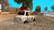 Fiat Christmas karts para GTA San Andreas miniatura 4