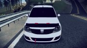 Dacia Logan 2011 Mersin Modifiye CENTER для GTA San Andreas миниатюра 3
