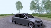VW Golf mk6 Edit para GTA San Andreas miniatura 5