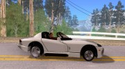Dodge Viper 1992 для GTA San Andreas миниатюра 5