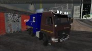 МАЗ-6502 с КМУ АНТ 8.5-2 Росгеология для GTA San Andreas миниатюра 1