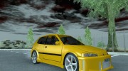 Honda Civic SiR II Tuned para GTA San Andreas miniatura 1