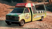 Jurassic Park Tour Bus V1.1 for GTA 5 miniature 1