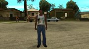 Белая майка Mihail_Burcev para GTA San Andreas miniatura 1