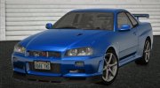2002 Nissan Skyline GT-R Vspec II (BNR34) для GTA San Andreas миниатюра 6