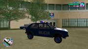 VW Golf Mk1 Yugoslav police for GTA Vice City miniature 4