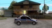 Dacia Logan Police para GTA San Andreas miniatura 5