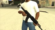 Чёрный AK47 для GTA San Andreas миниатюра 7