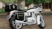 Police Bike Metropolitan Police para GTA San Andreas miniatura 3