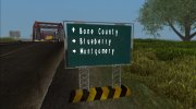 HD Дорожные знаки (Mod Loader) для GTA San Andreas миниатюра 3