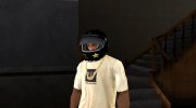 Racing Helmet Rockstar para GTA San Andreas miniatura 3
